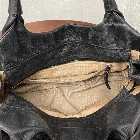 Kate Spade Stevie Berkshire Road Pebbled Leather Satchel Bag — Large Needs TLC - Picture 6 of 8